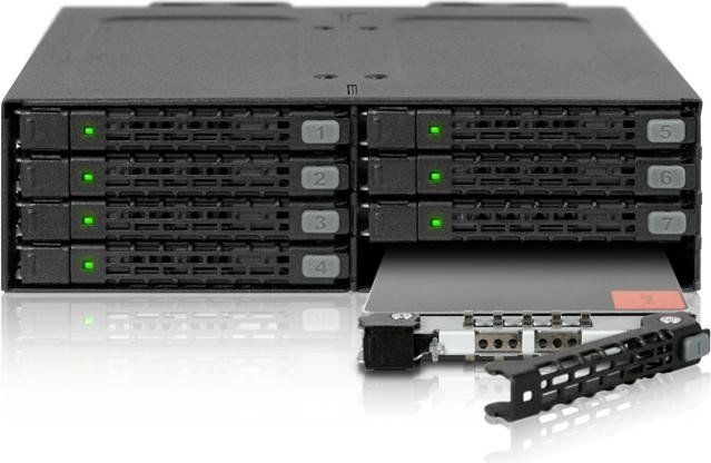 ICY DOCK EZ-Slide Nano MB998TP-B – Zusätzlicher Einschub Für 2,5" HDD/SSD, Kompatibel Mit MB516/MB606/MB924/MB998 Serien